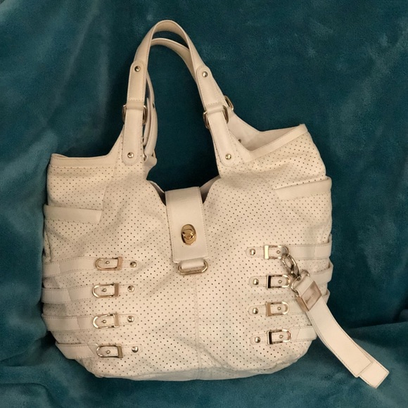 Jimmy Choo Handbags - 🔥PRICE DROP🔥Jimmy Choo White Bree Hobo Bag